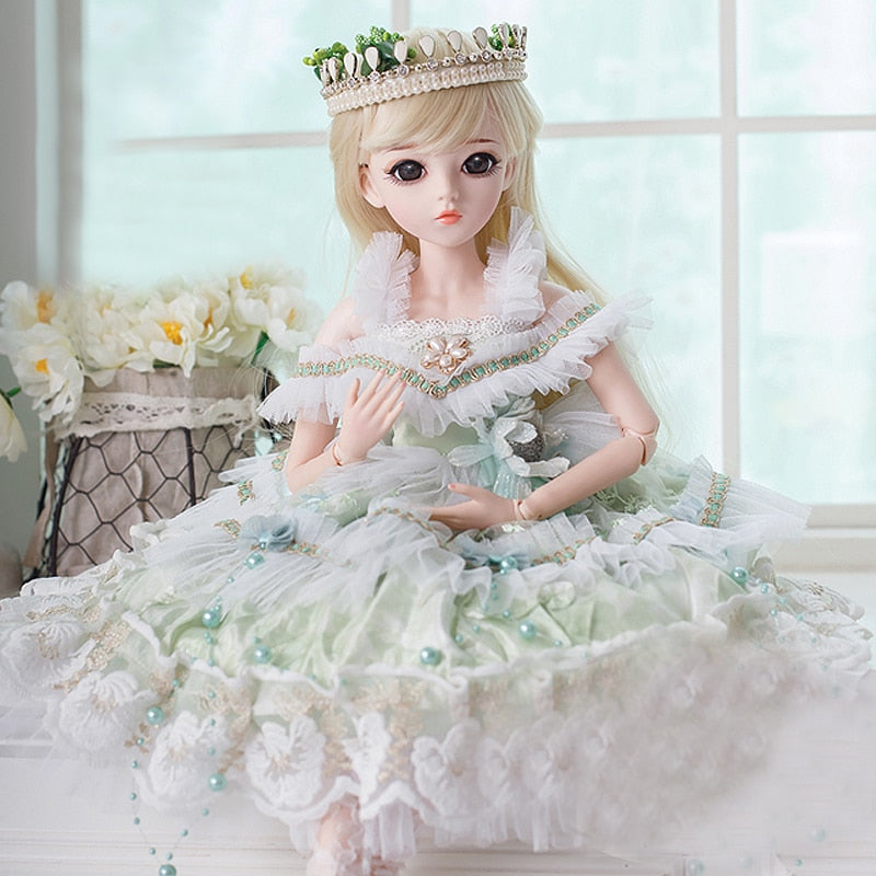 ฺBall jointed Doll FAIRY fullset princess Outfits