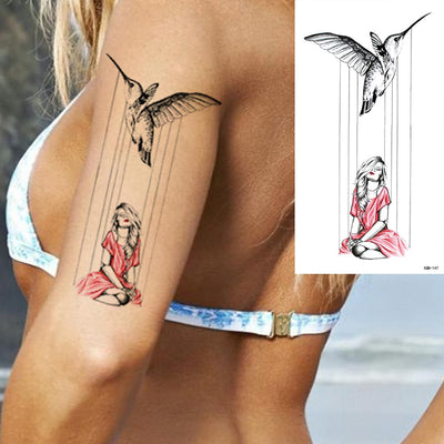 Waterproof Temporary Arm Sleeve Tattoo