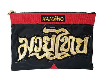 Muay Thai clutch bag Black Red Small Size - Goods Shopi
