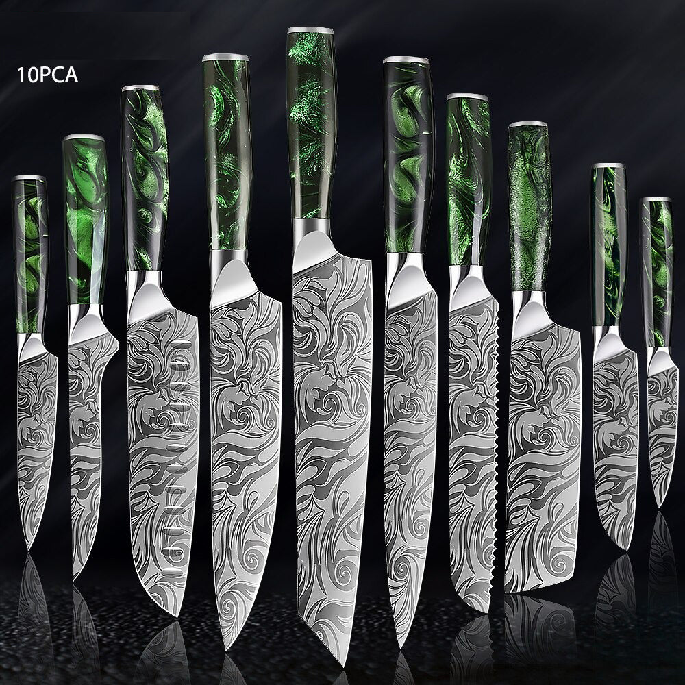 Durable  Stainless Steel Kitchen Knives Sets