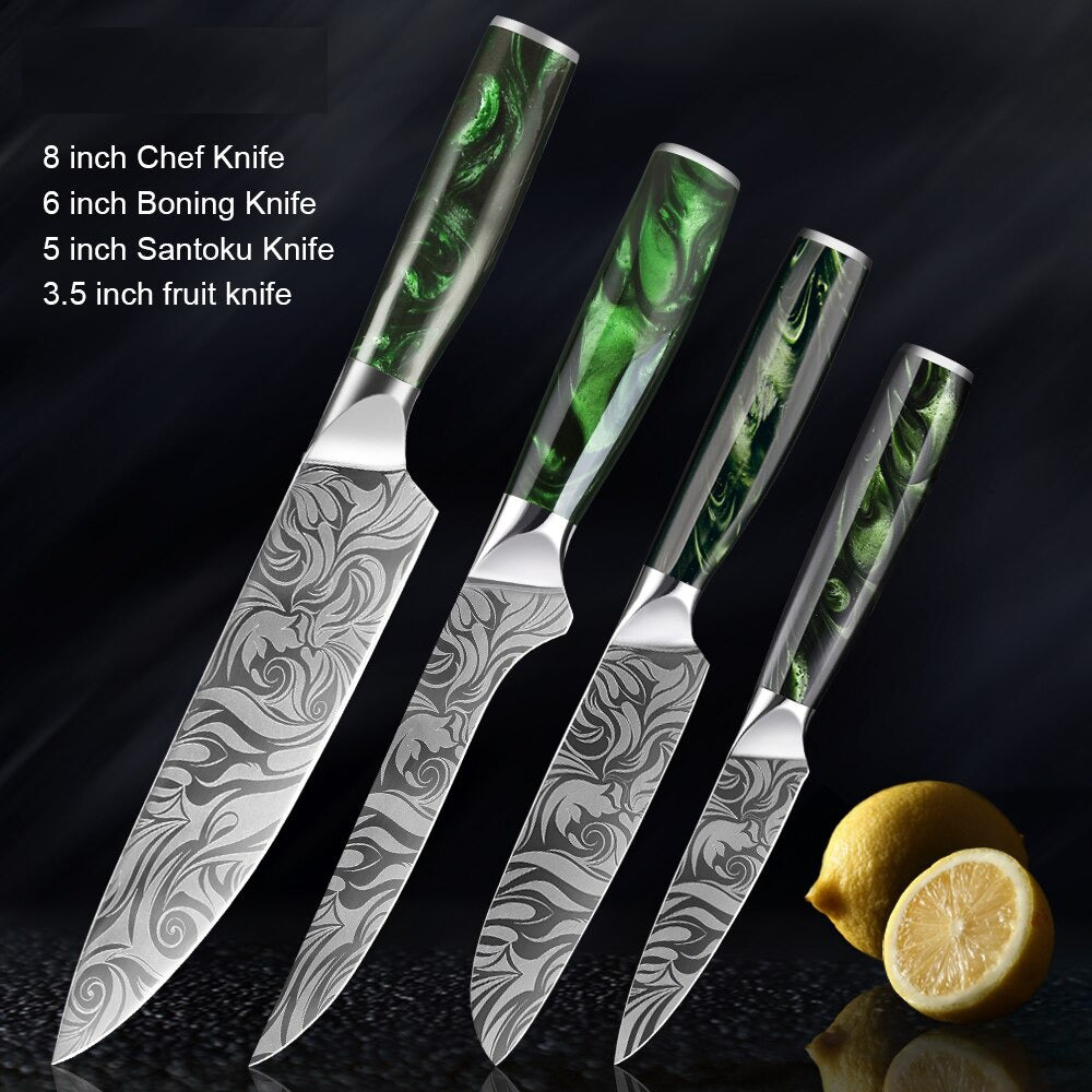 Durable  Stainless Steel Kitchen Knives Sets