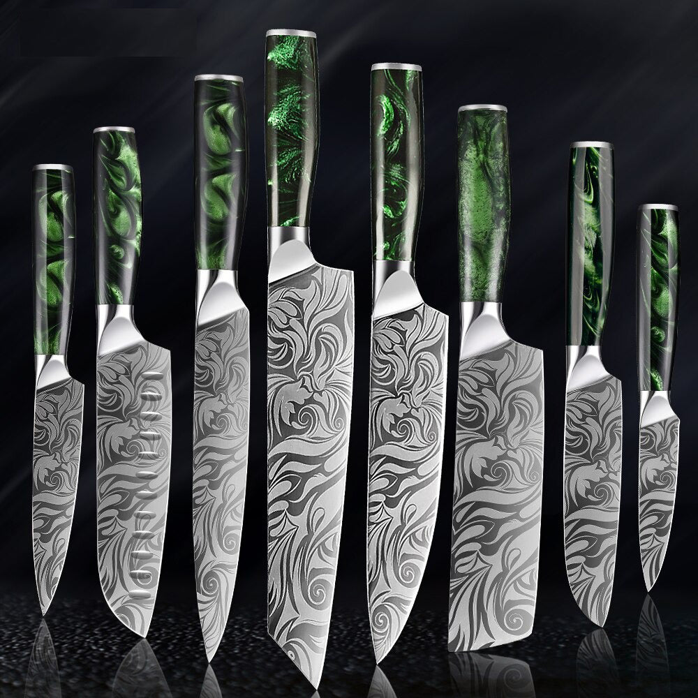 Durable  Stainless Steel Kitchen Knives Sets