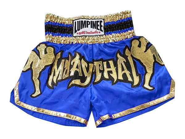 Muay thai shorts Lumpinee Blue : LUM-044 - Goods Shopi