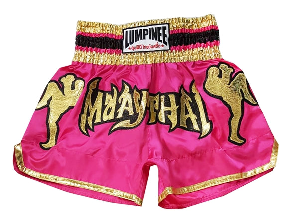 Muay thai shorts Lumpinee DarkPink : LUM-044 - Goods Shopi