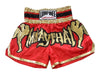 Muay thai shorts Lumpinee Red : LUM-044 - Goods Shopi