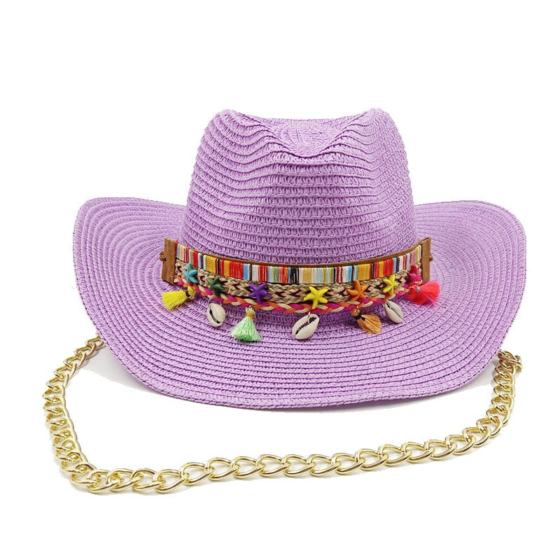 Cowboy Summer Straw Hat