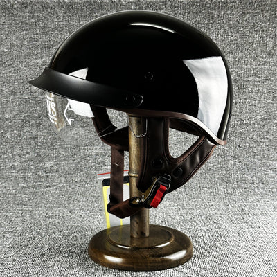 Retro Half Helmet Motorcycle With lenses