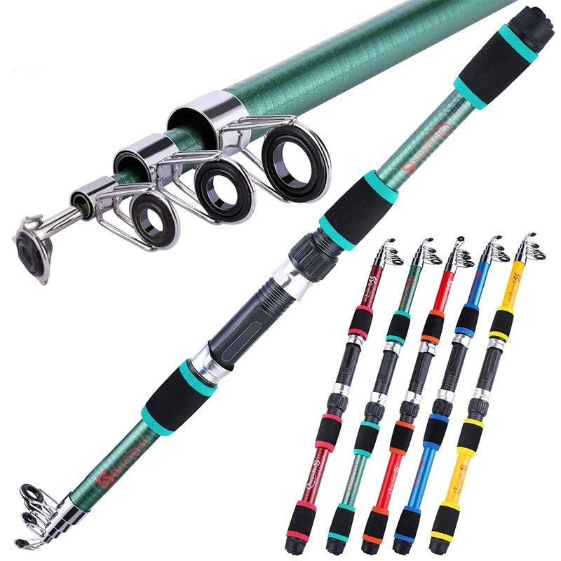 Telescopic 1.8m Fishing Rod