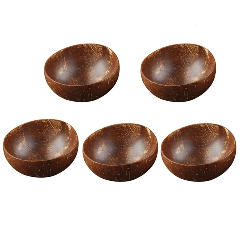 Natural Coconut Bowl Set