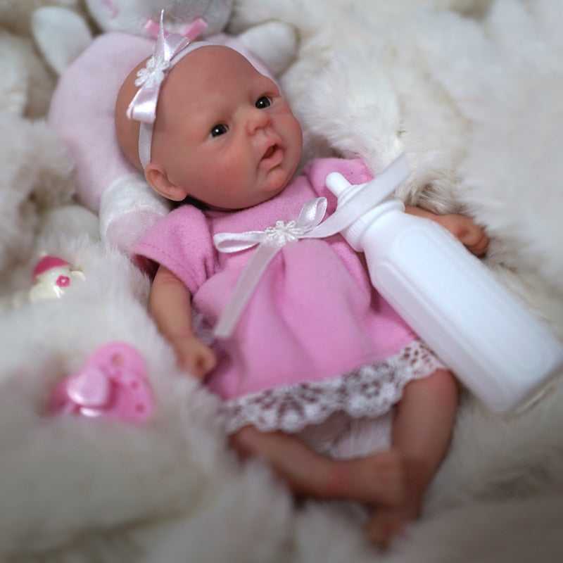 Full Body Silicone 7" Reborn Doll