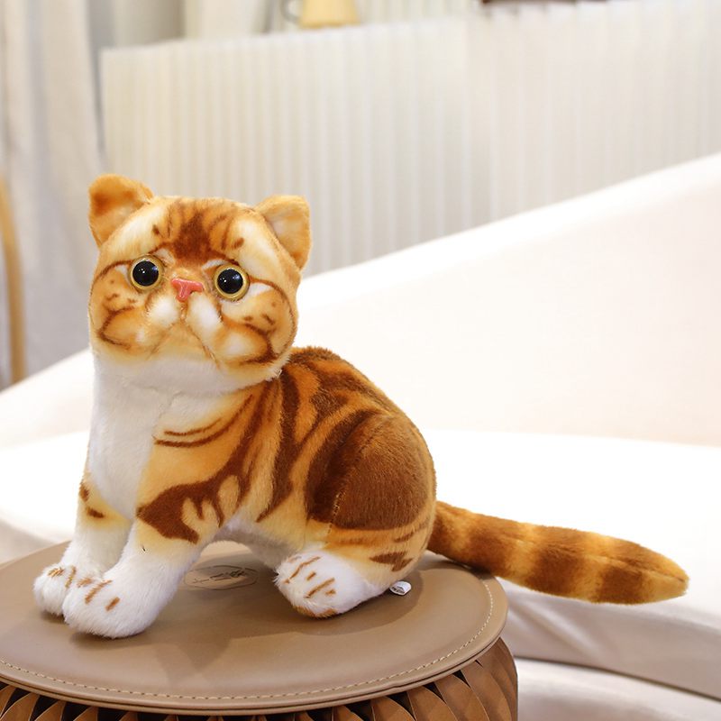 Lifelike Stuffed Cats Plush Toy