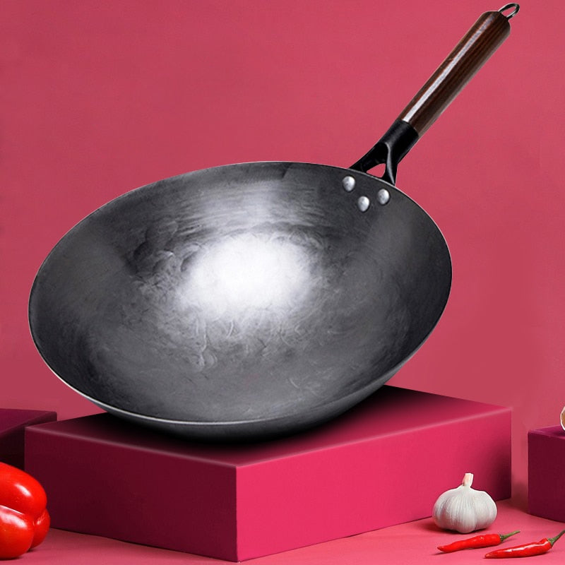 Traditional Non-coating iron wok