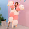 Giant Stuffed Pink Pig Plush Toy Long Pillow
