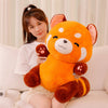 Giant Stuffed Animals Red Raccoon Plush Pillow