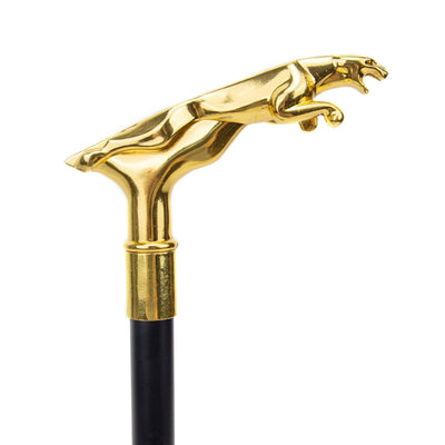 Luxury Gold Leopard  Walking Stick Cane