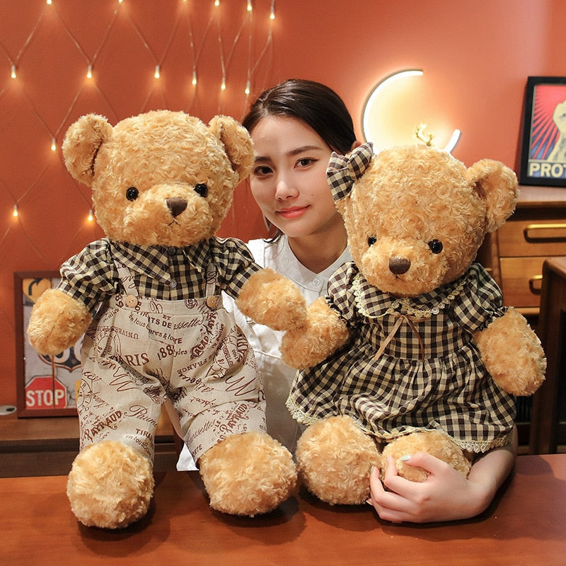 Lovely Couple Teddy Bear Plush Toys