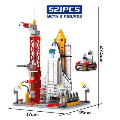 Space Aviation Rocket Building Blocks