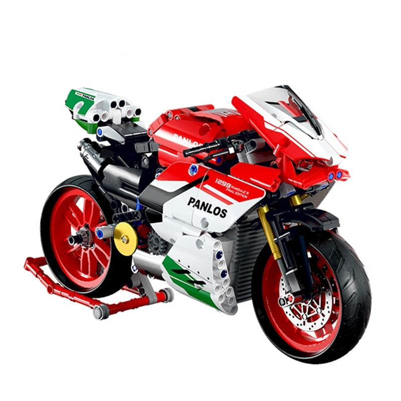 Motorbike Motorcycle Building Blocks