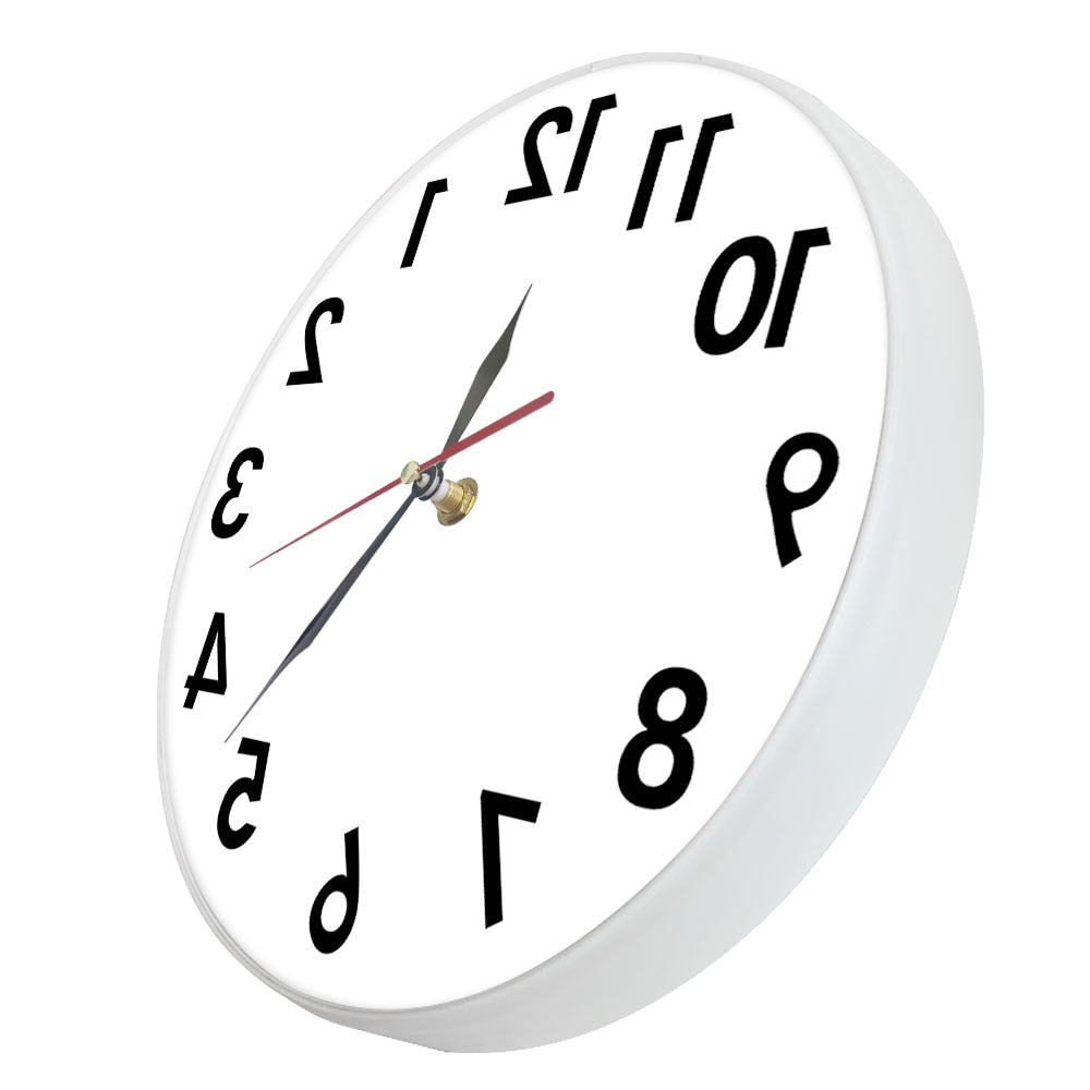 Modern Decorative Reverse Wall Clock