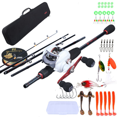 Casting Fishing Rod and Reel Set