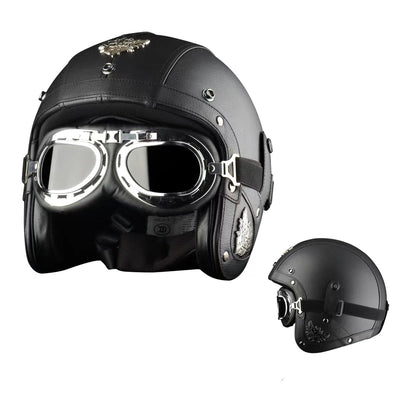 Vintage Motorcycle Helmet Mask