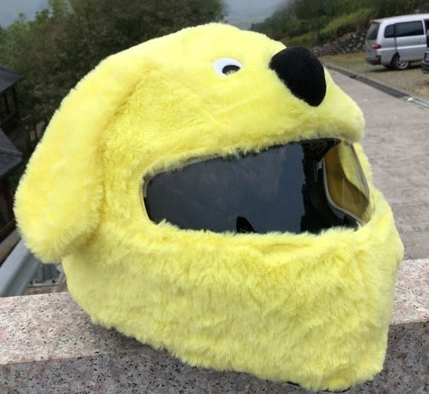 Motorcycle Helmet Cover Cartoon Plush