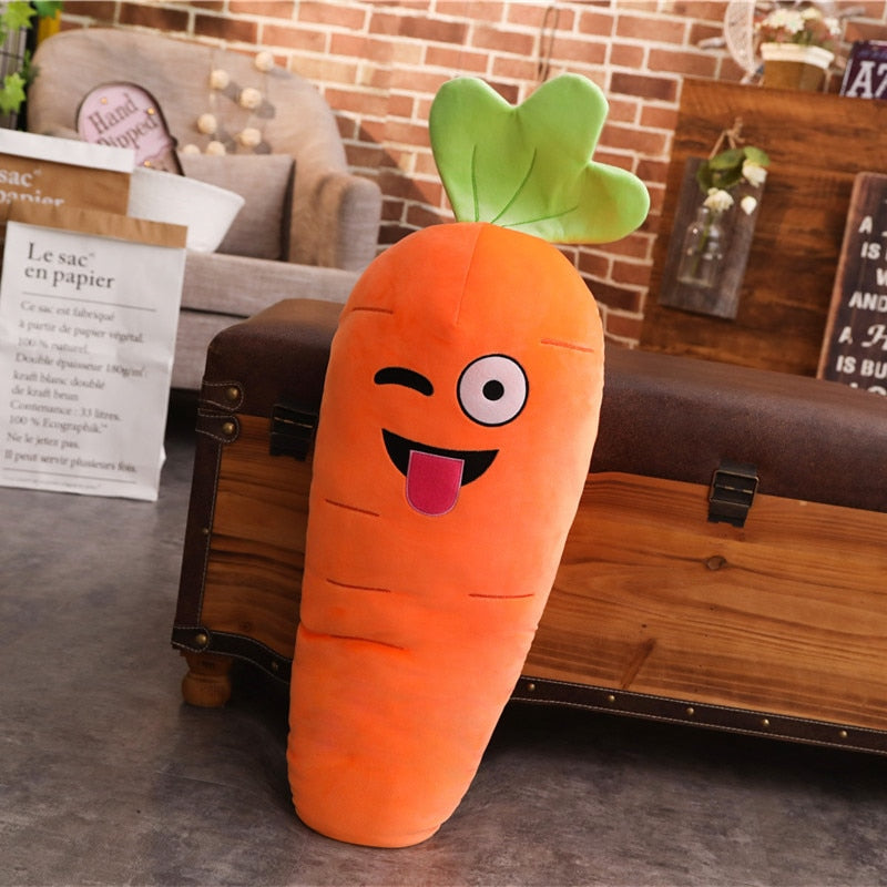 Giant stuffed Carrot Plant Plush toy Pillow