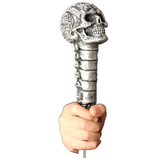 Skull Head Handle Walking Stick cane