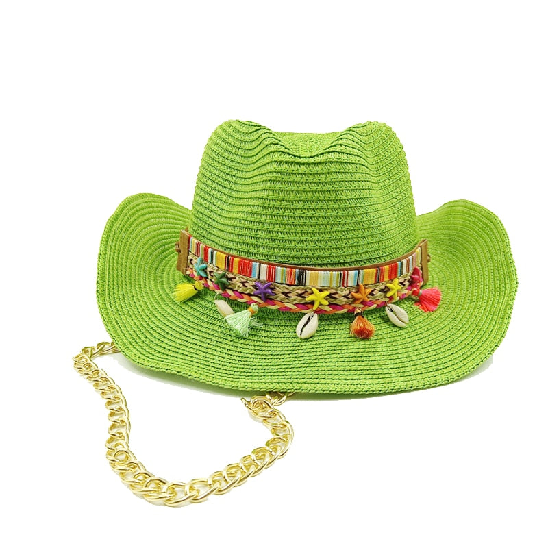 Cowboy Summer Straw Hat