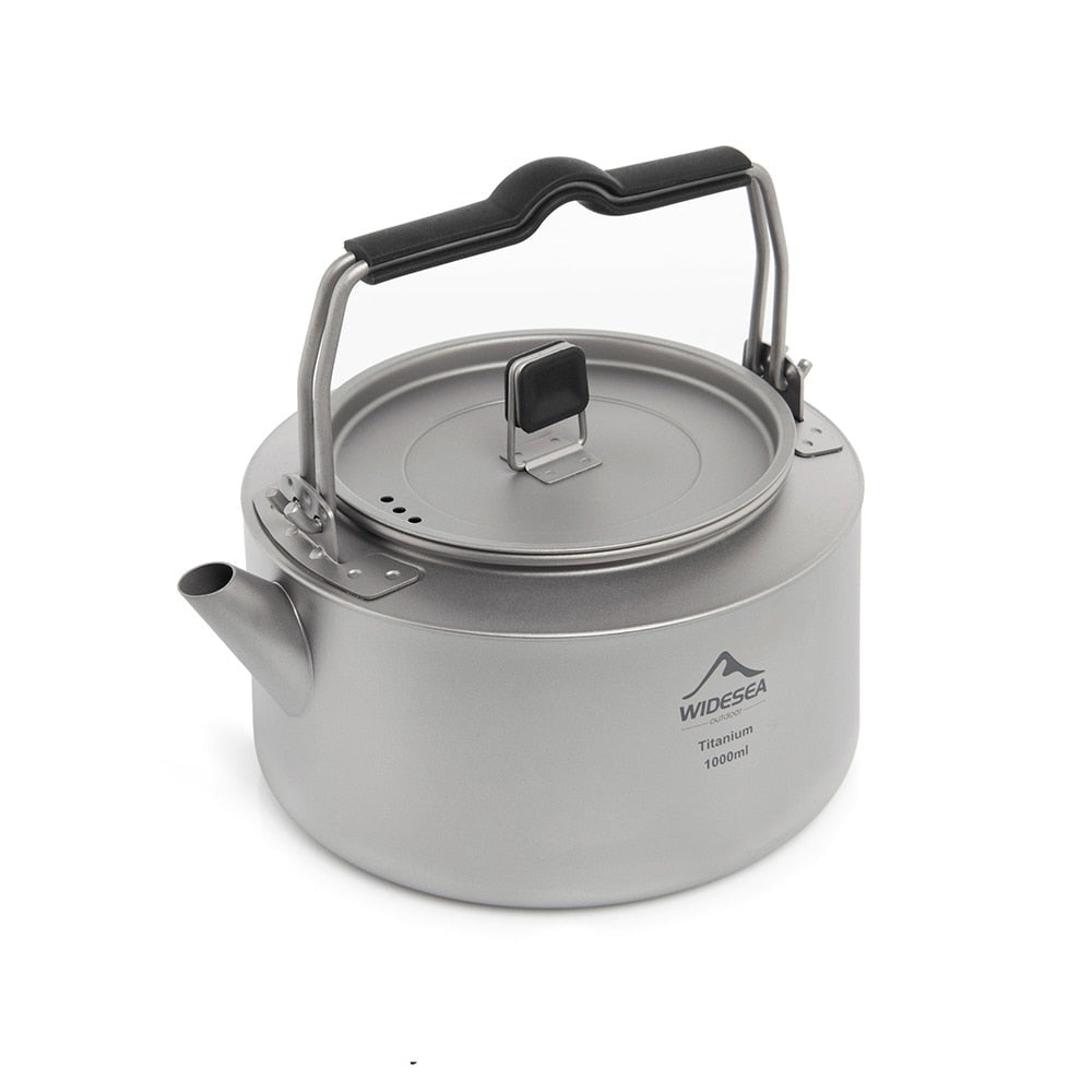 Outdoor Camping Titanium Kettle