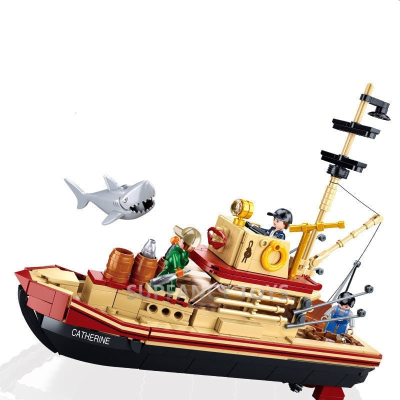 Fishing Boat Building Blocks