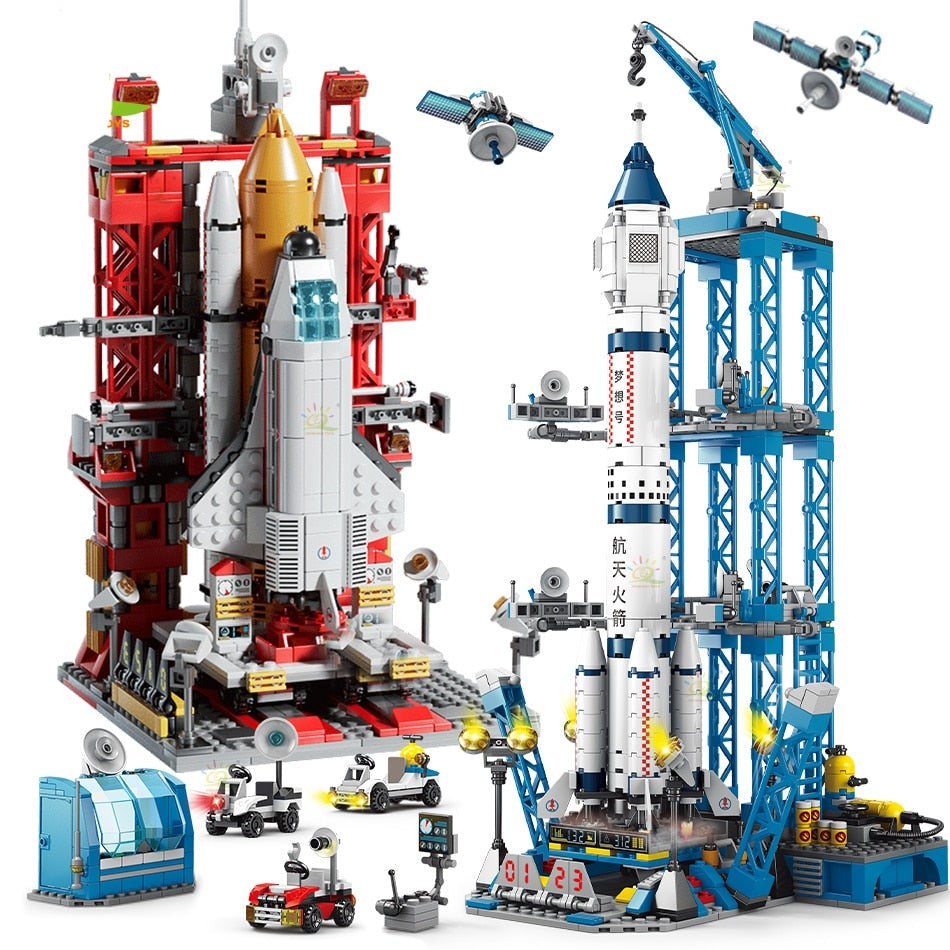 Space Aviation Rocket Building Blocks