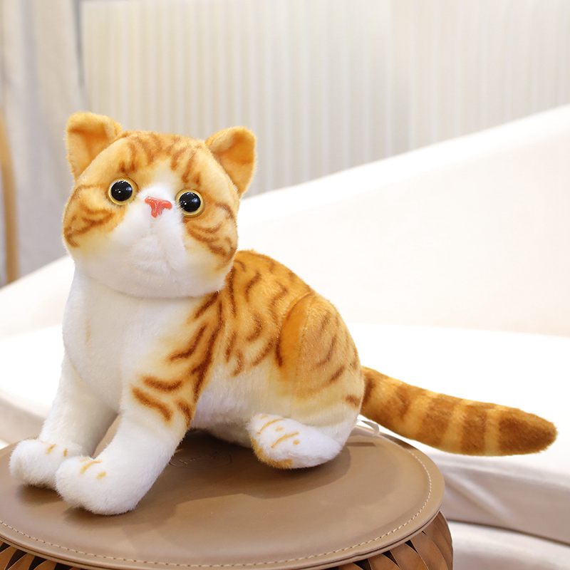 Lifelike Stuffed Cats Plush Toy