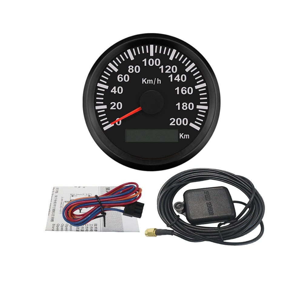 85mm GPS Speedometer 120/200km