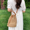 Summer Women's Straw Shoulder Bags