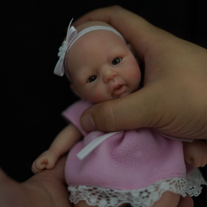 Full Body Silicone 7" Reborn Doll