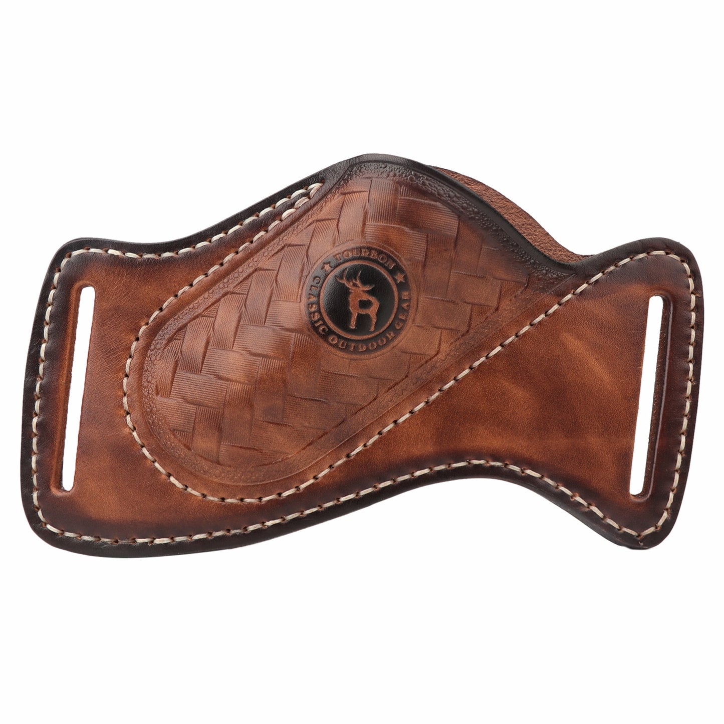 Leather folding knife sheath