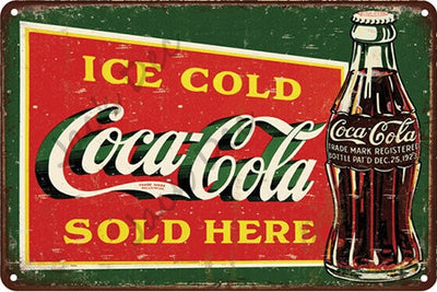 Retro Classic Cola Tin Sign
