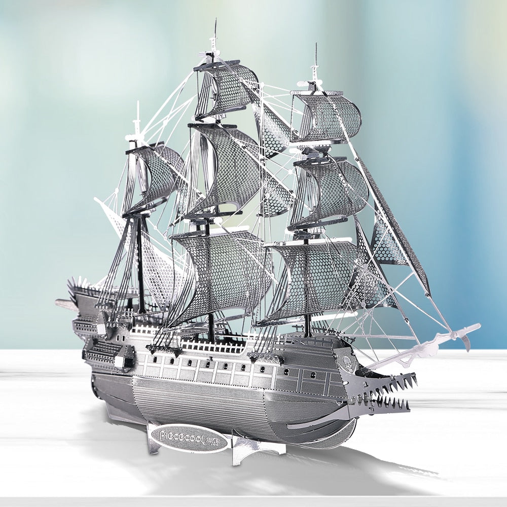 Metal Puzzle The Flying Dutchman  3D  Model Building Kits