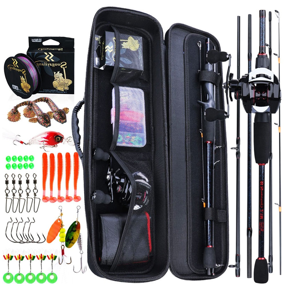 Casting Fishing Rod and Reel Set