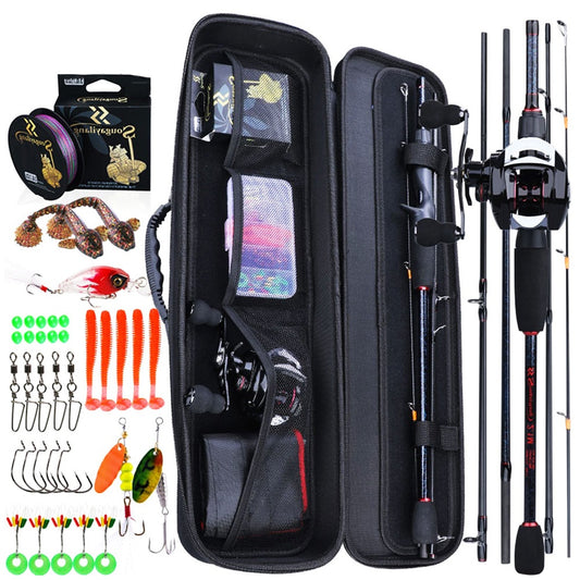 Casting Fishing Rod and Reel Set