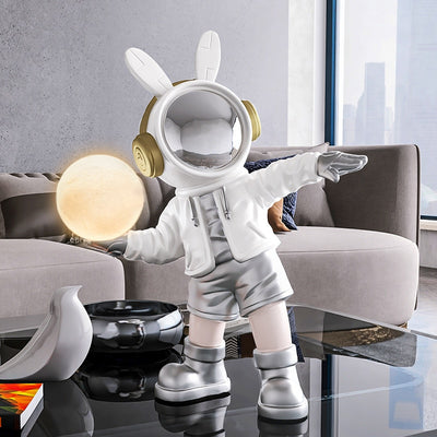 Astronaut Night Light Statue