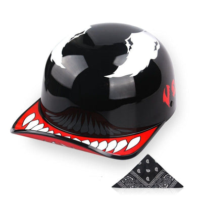 Baseball Cap Retro Motorcycle Helmet