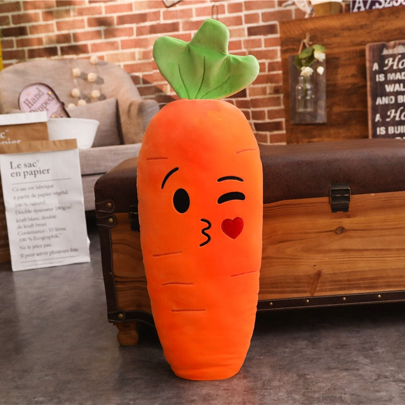 Giant stuffed Carrot Plant Plush toy Pillow