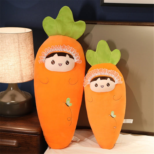 Giant stuffed Carrot Plant Plush toy Pillow