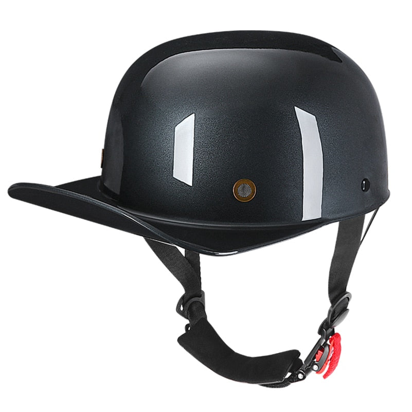 Retro Motorcycle Helmet baseball cap