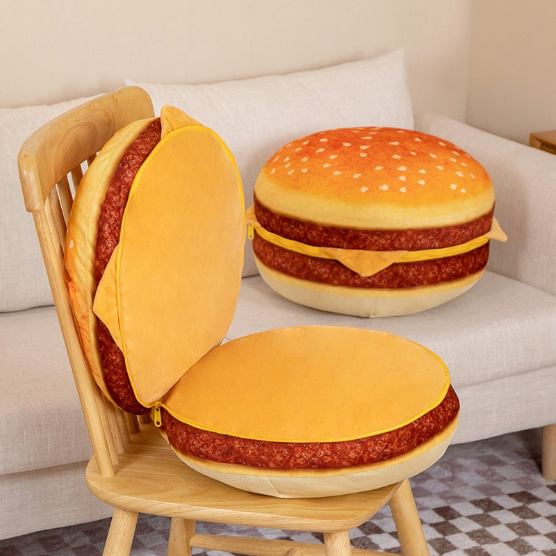 Hamburger Pillow Cushion