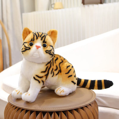 Lifelike Stuffed Cats Plush Toy