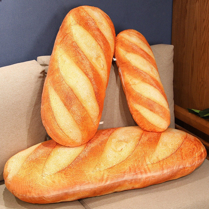 Giant French Bread Plush Pillow