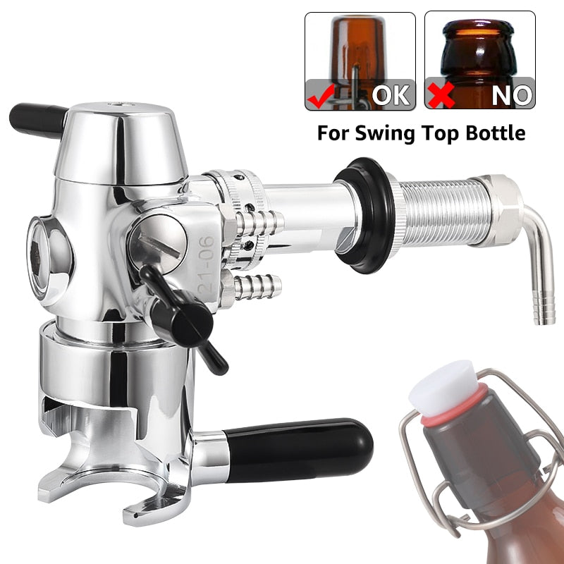 counter pressure bottle filler